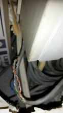 Cables chewed by rats