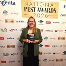 Beth at the National Pest Awards